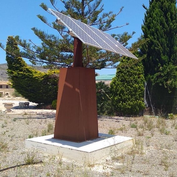 Solar pumping in Teulada, Marina Alta.